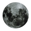 ماوس پد دایره‌ای مدل MOON NU36
